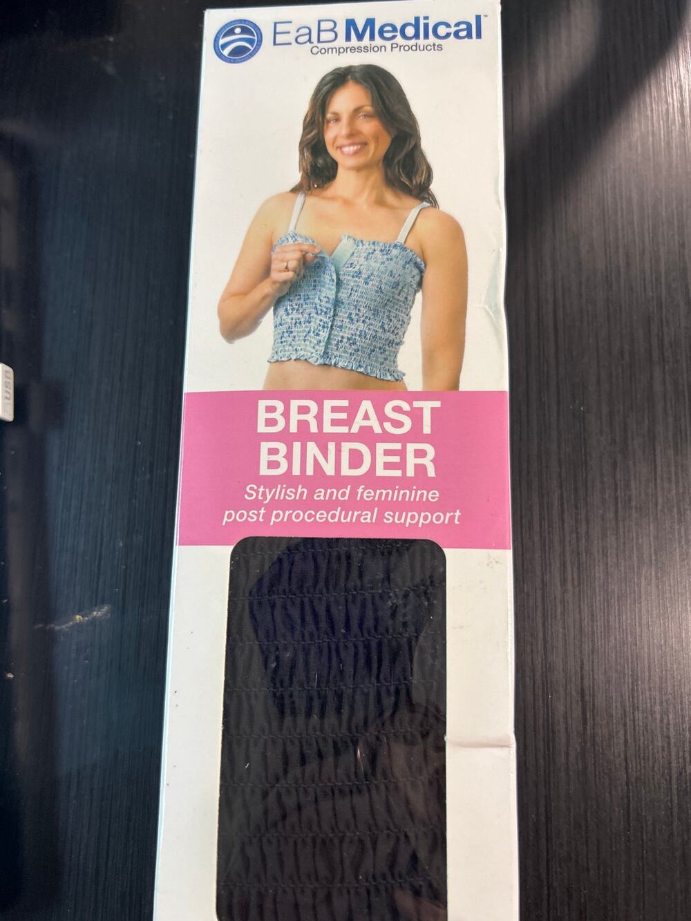 EaB Expand-A-Band Breast Binder Post Surgical Compression Medium M NEW SEALED